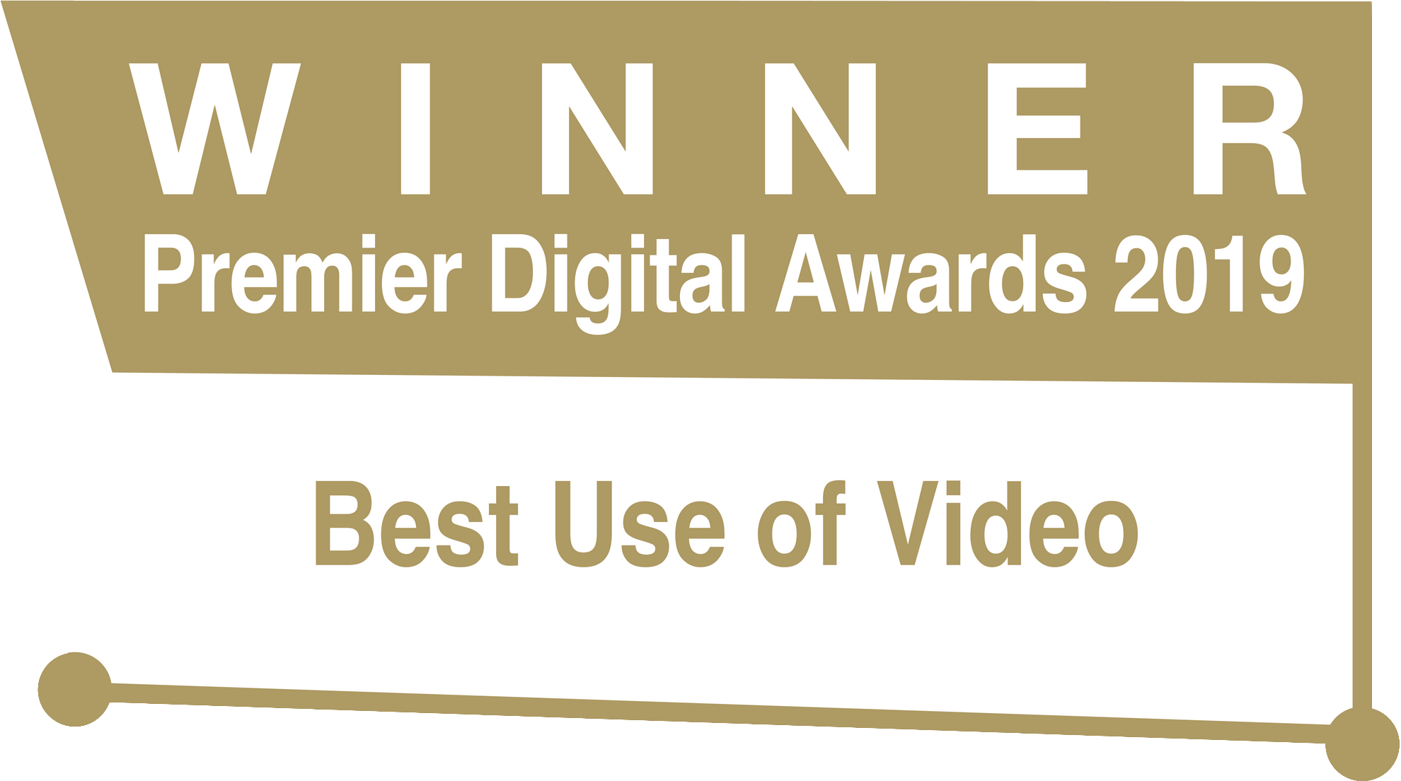 winner of premier digital award 2019 logo