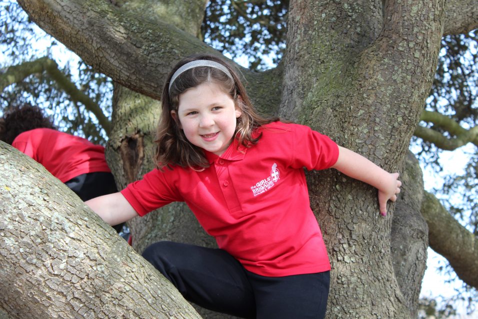 n:vestigate girl climbing tree