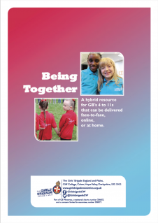 Being Together 4-11s resource cover