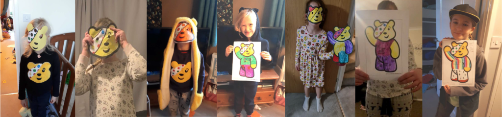 1st Goodrington children in need collage