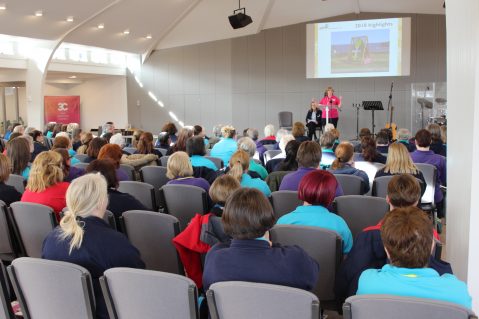 Gb members listening at conference