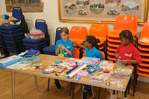 GB members manning a stall at fayre