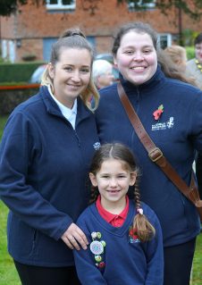 GB members in uniform for Remembrance parade