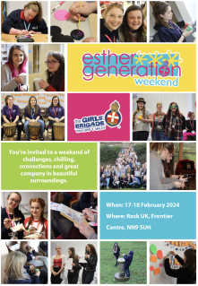 Esther Genration Weekend 2024 poster